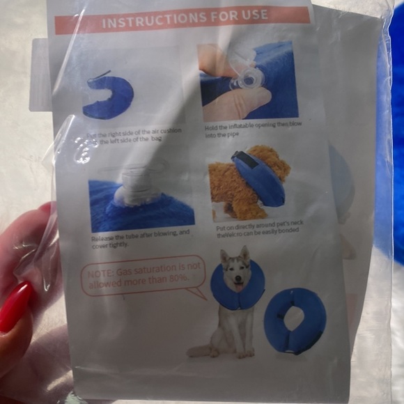 Pet Inflatable Collar aka the cone dog cat - Picture 5 of 5